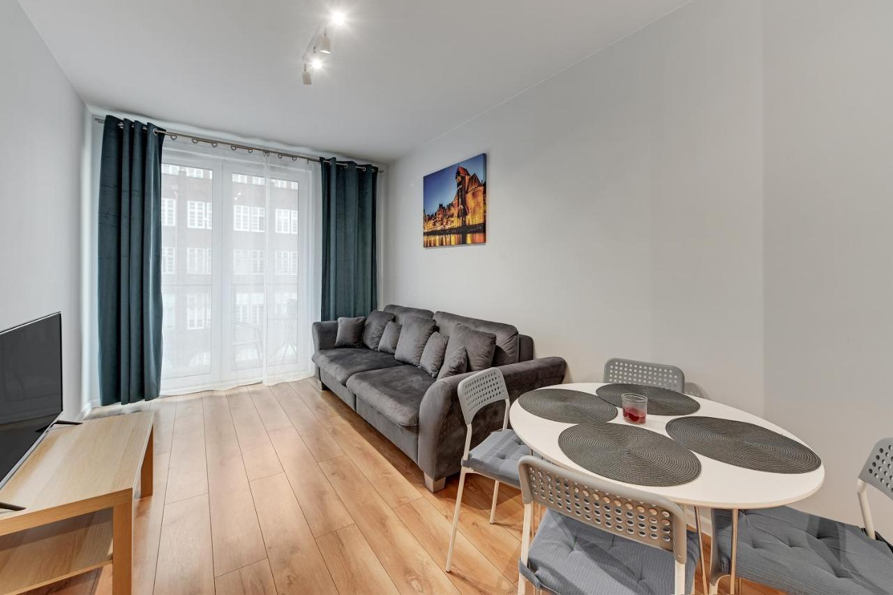 Gdansk Centrum - Apartament 4-Osobowy Z Balkonem ภายนอก รูปภาพ