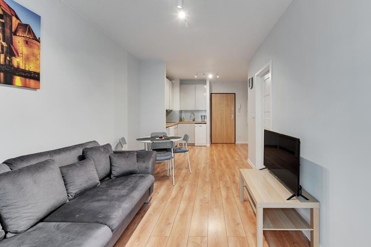 Gdansk Centrum - Apartament 4-Osobowy Z Balkonem ภายนอก รูปภาพ
