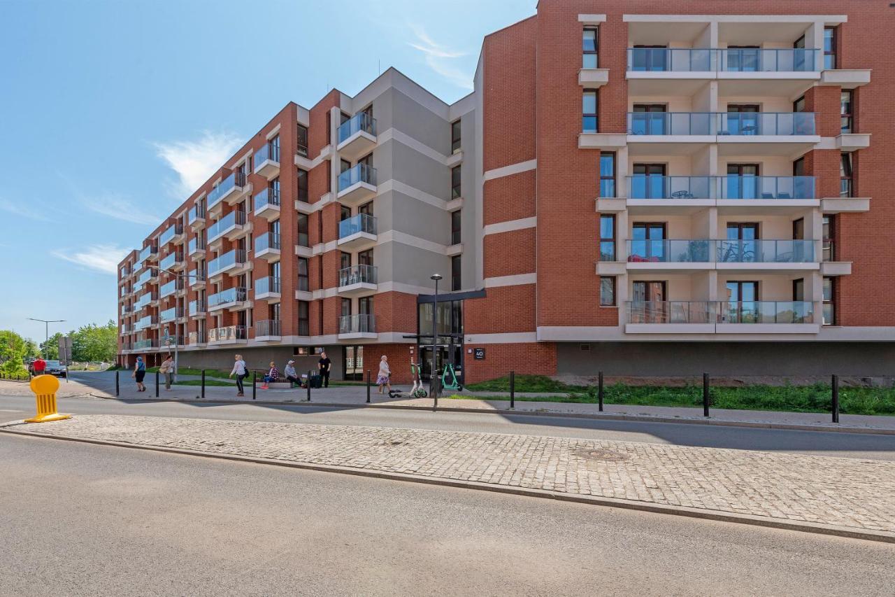 Gdansk Centrum - Apartament 4-Osobowy Z Balkonem ภายนอก รูปภาพ